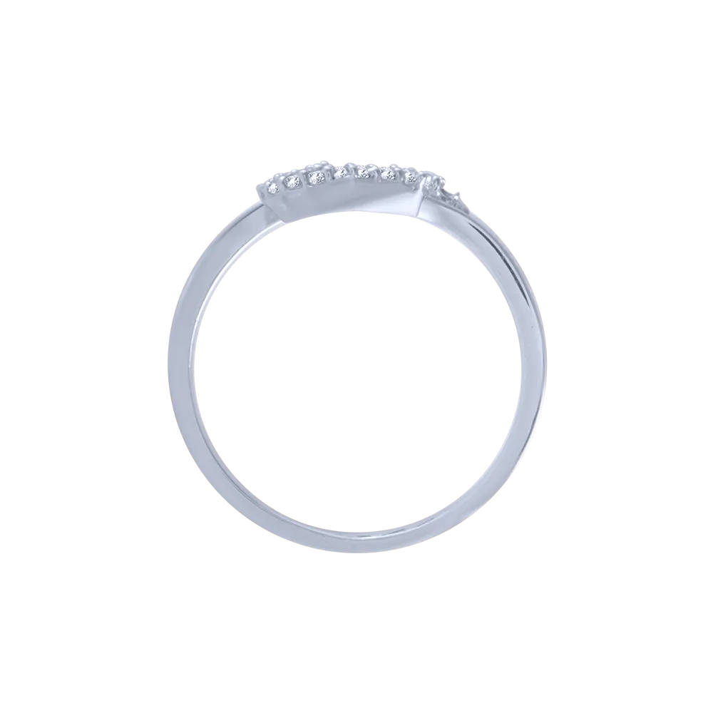 14KT (585) White Gold And Diamond Ring For Women