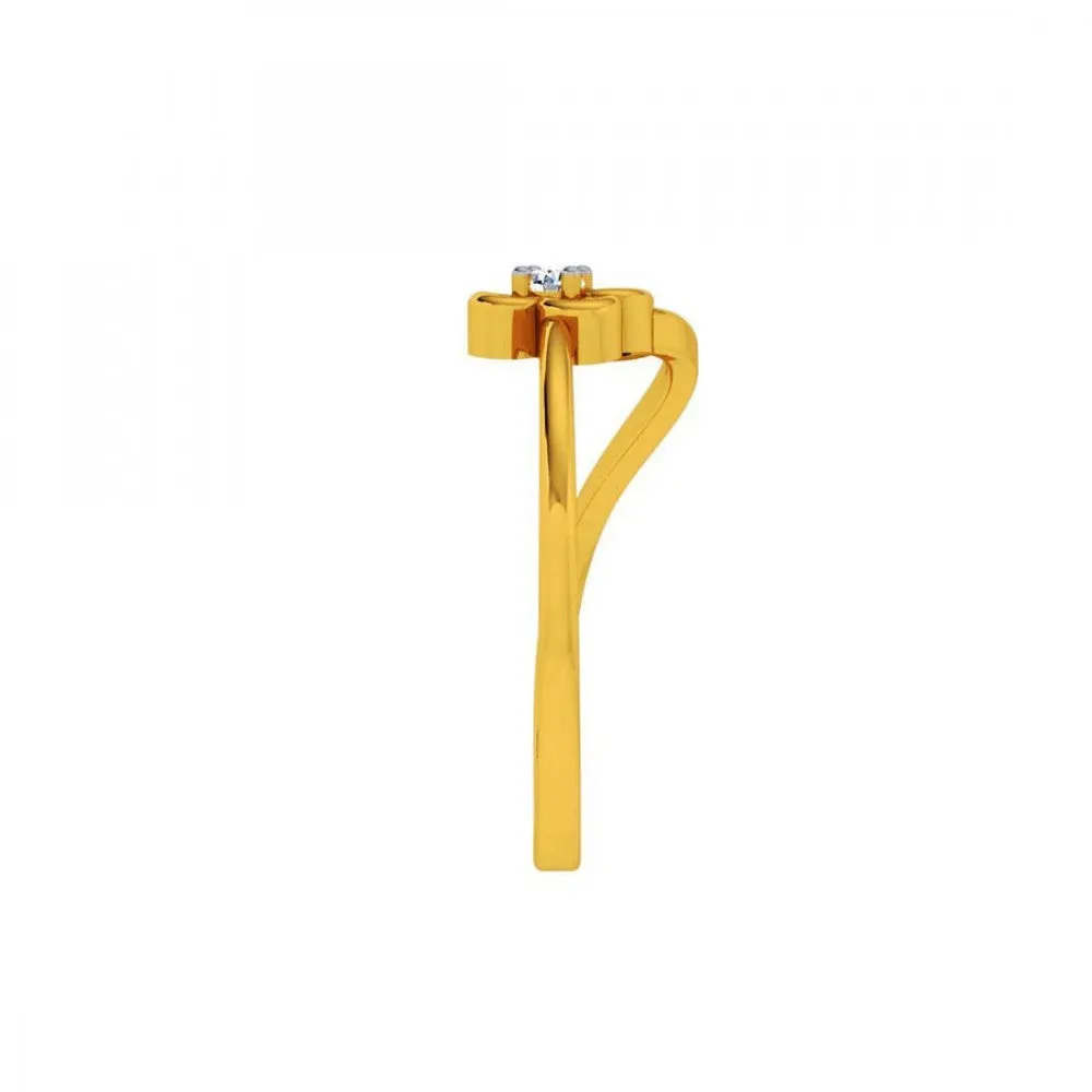 14KT (585) Yellow Gold Ring For Women