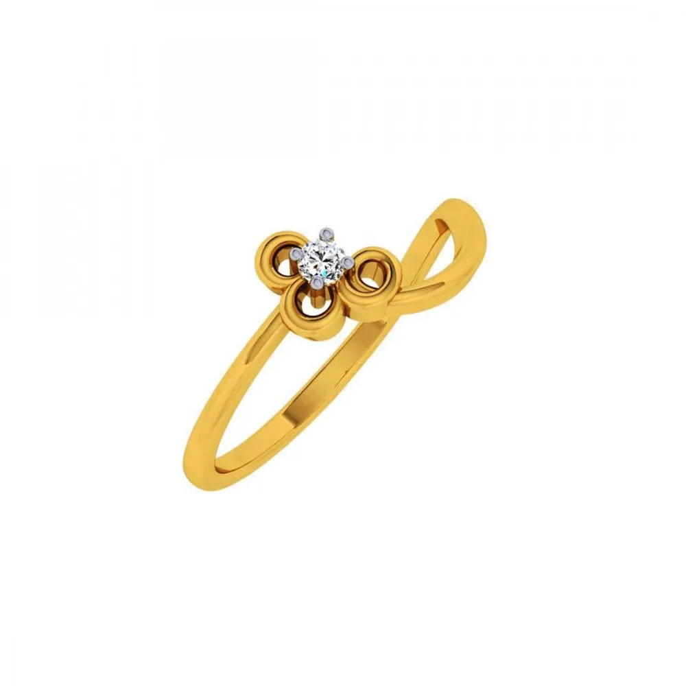 14KT (585) Yellow Gold Ring For Women