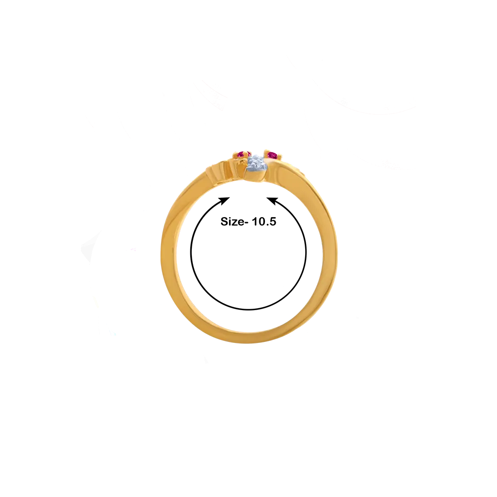 14KT (585) Yellow Gold Ring For Women