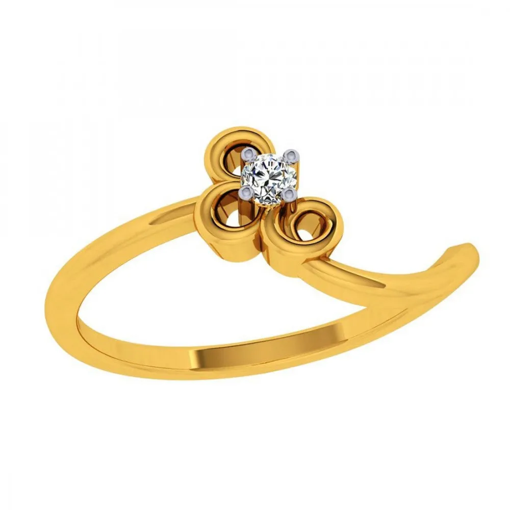 14KT (585) Yellow Gold Ring For Women