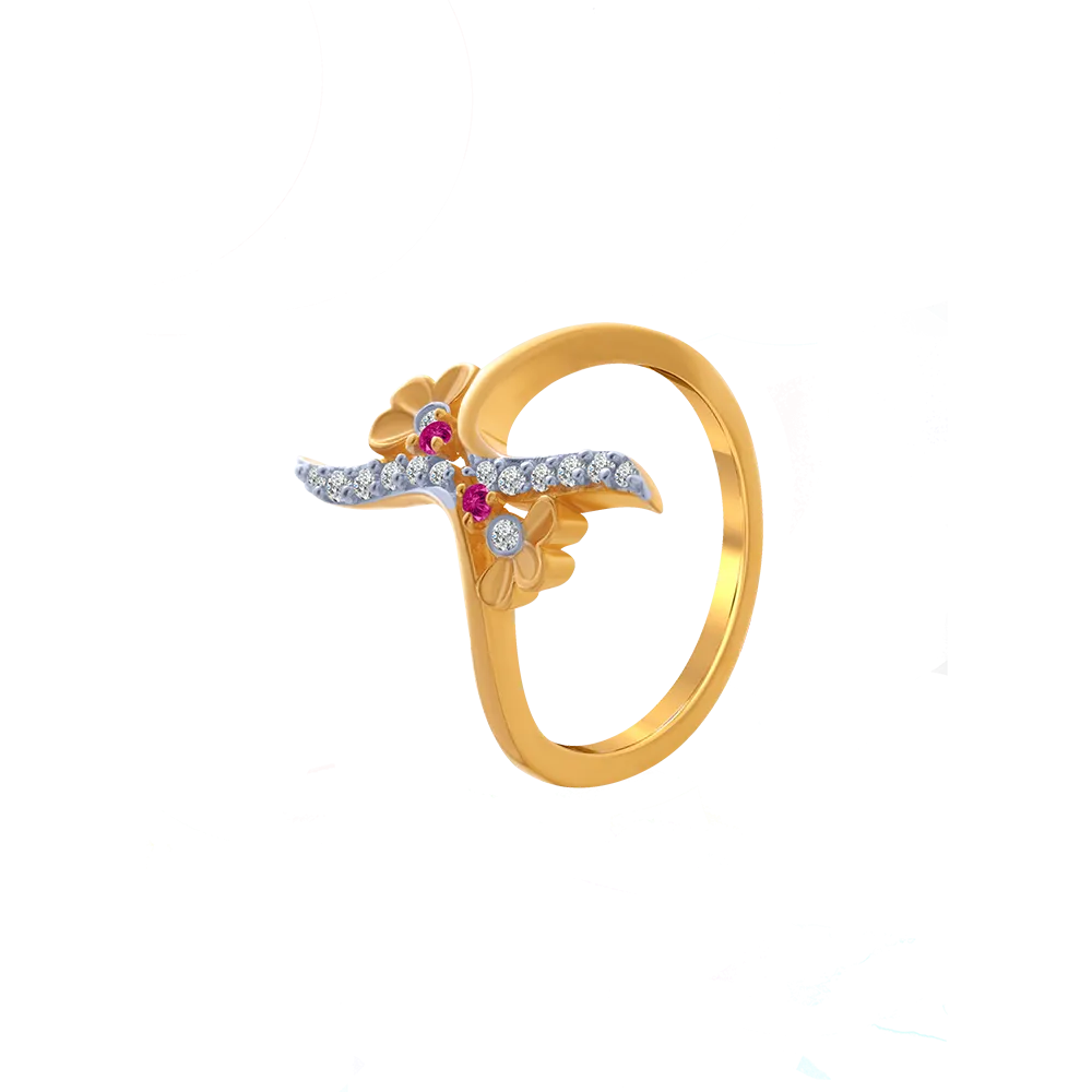14KT (585) Yellow Gold Ring For Women
