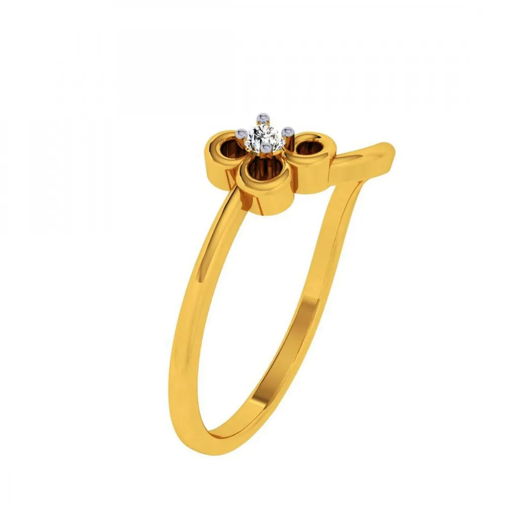 14KT (585) Yellow Gold Ring For Women