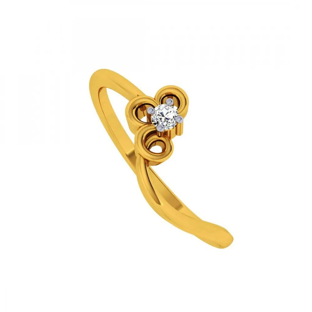 14KT (585) Yellow Gold Ring For Women