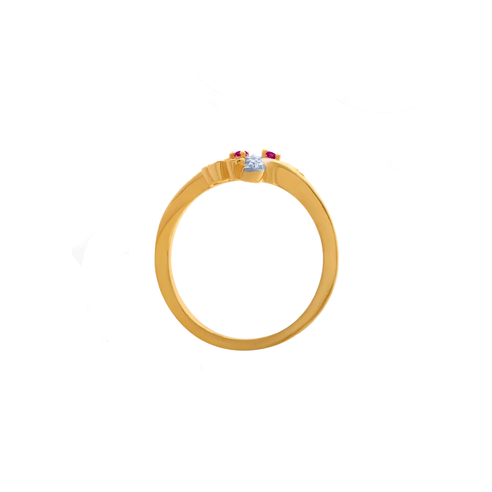 14KT (585) Yellow Gold Ring For Women