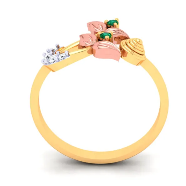 18k Gorgeous Ring Embedded With Finest Quality Diamond From The P.c Chandra Jewellers