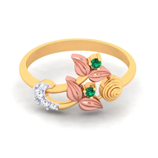 18k Gorgeous Ring Embedded With Finest Quality Diamond From The P.c Chandra Jewellers