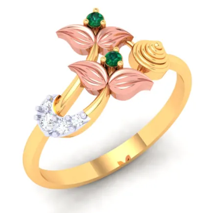 18k Gorgeous Ring Embedded With Finest Quality Diamond From The P.c Chandra Jewellers