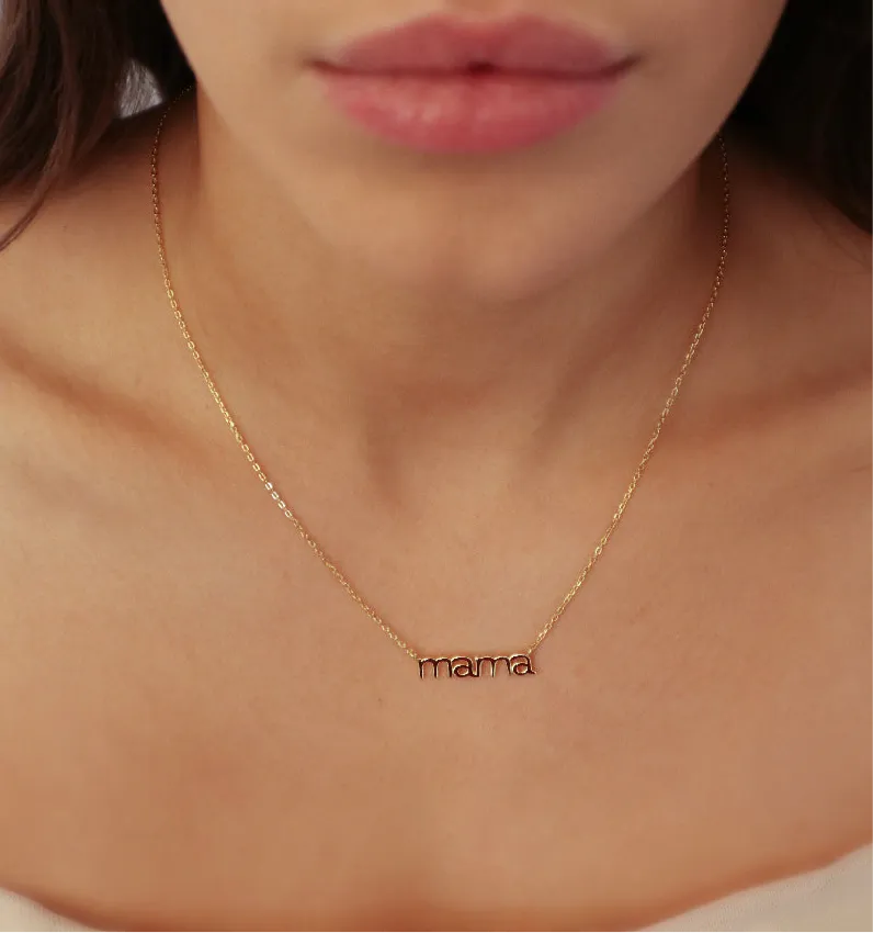 18K/925 Vermeil Mama Necklace