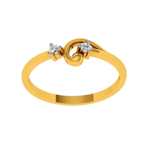 22KT (916) Yellow Gold Ring For Women