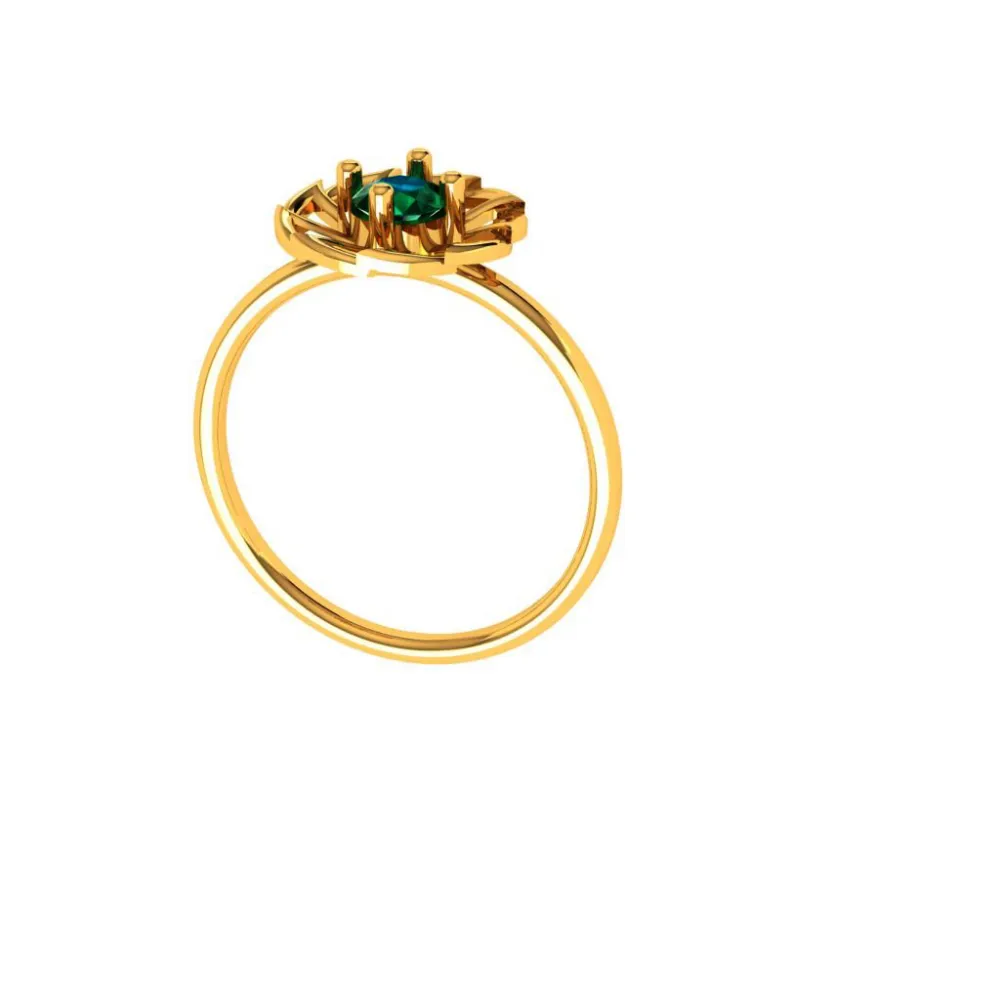 22KT (916) Yellow Gold Ring For Women