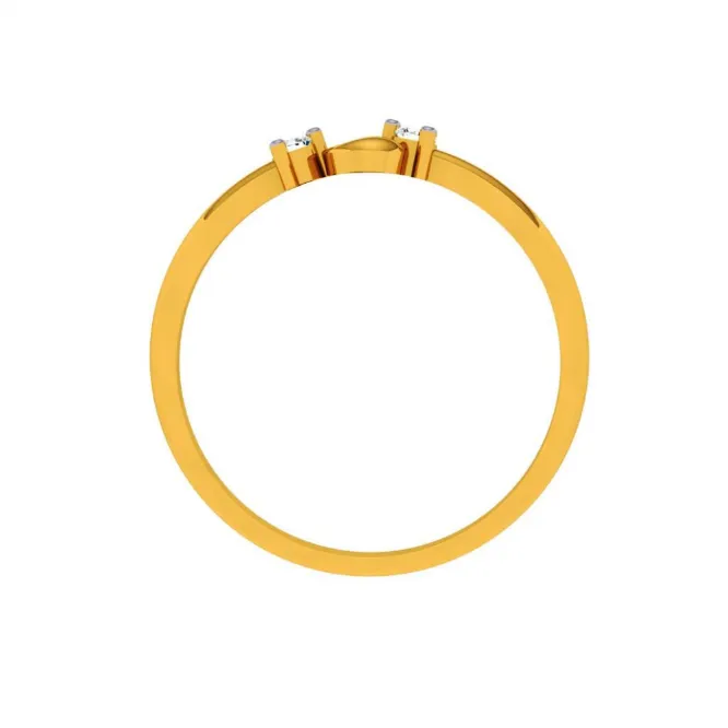 22KT (916) Yellow Gold Ring For Women