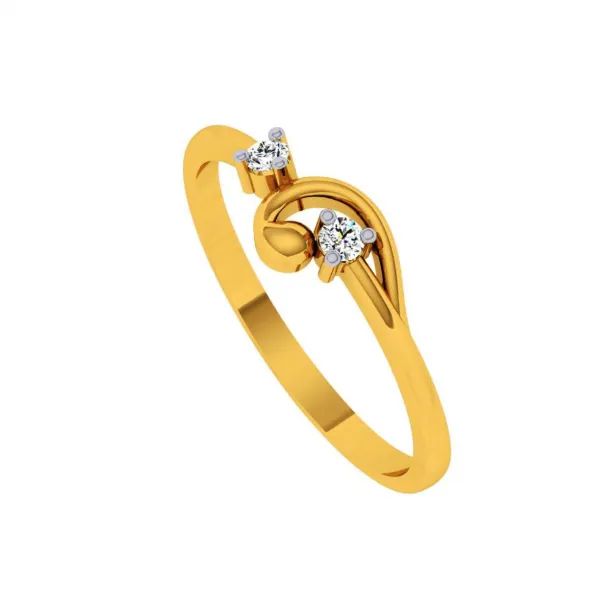 22KT (916) Yellow Gold Ring For Women