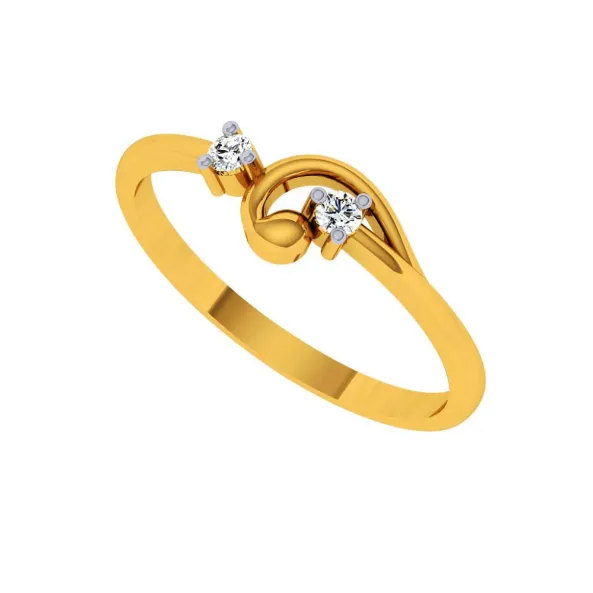 22KT (916) Yellow Gold Ring For Women