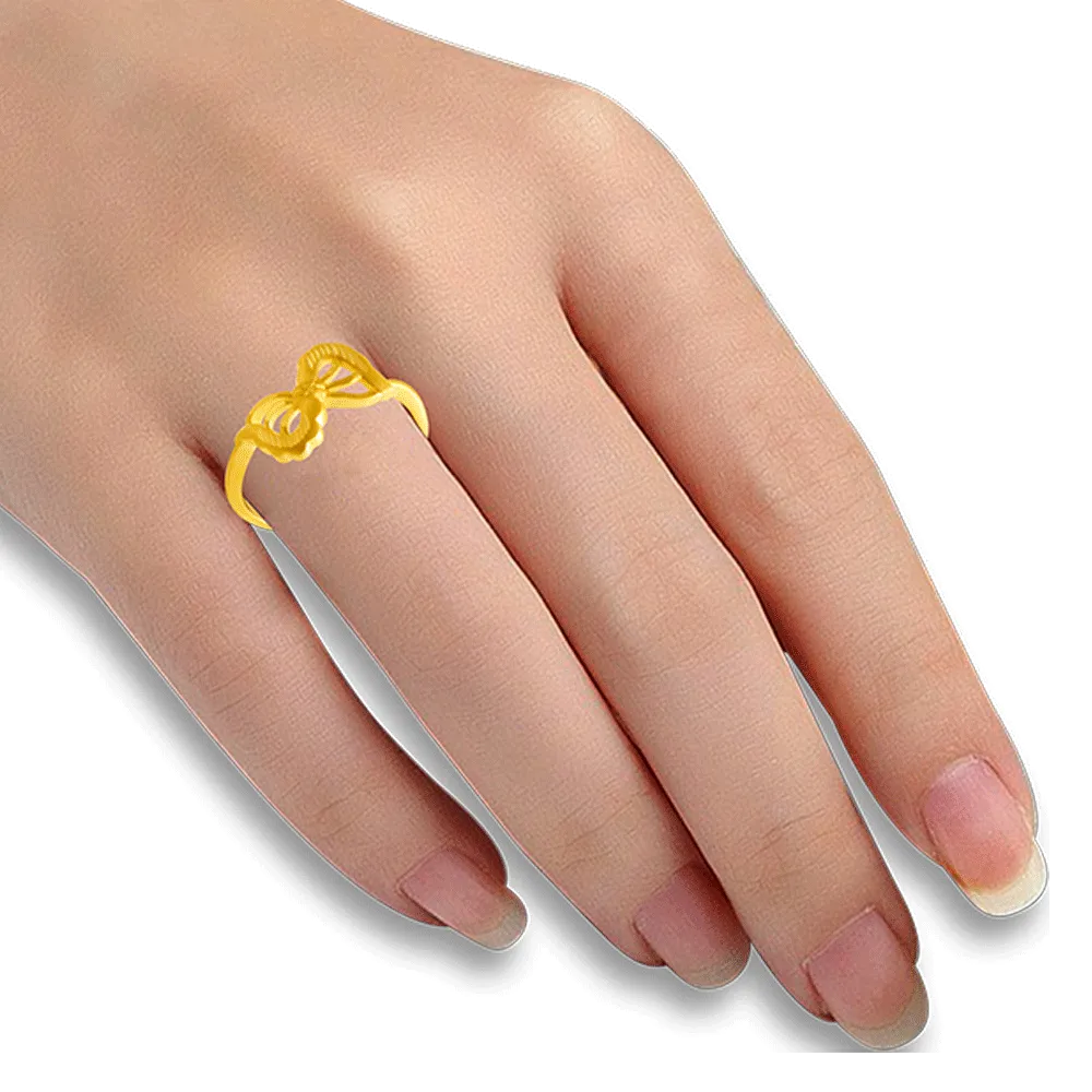 22KT Yellow Gold Ring For Women