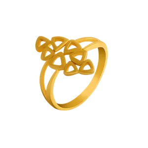 22KT Yellow Gold Ring For Women