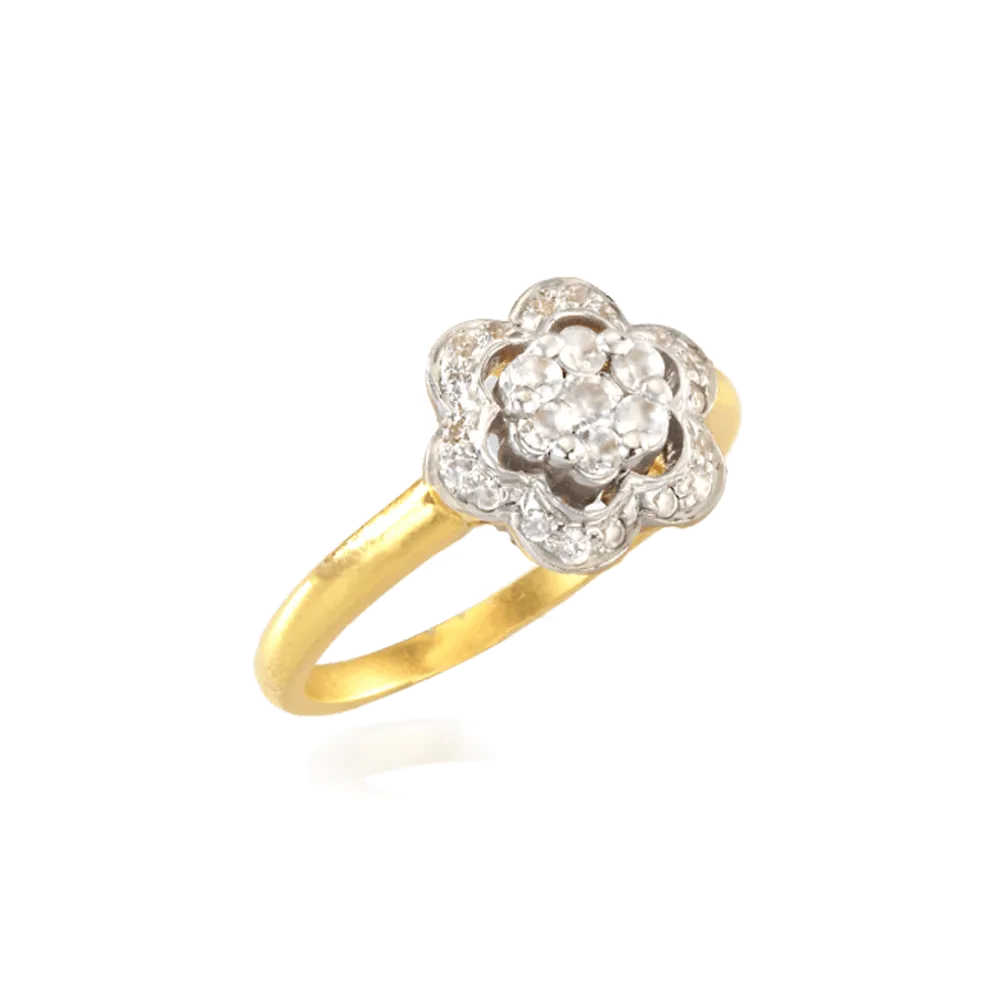 22KT Yellow Gold Ring For Women