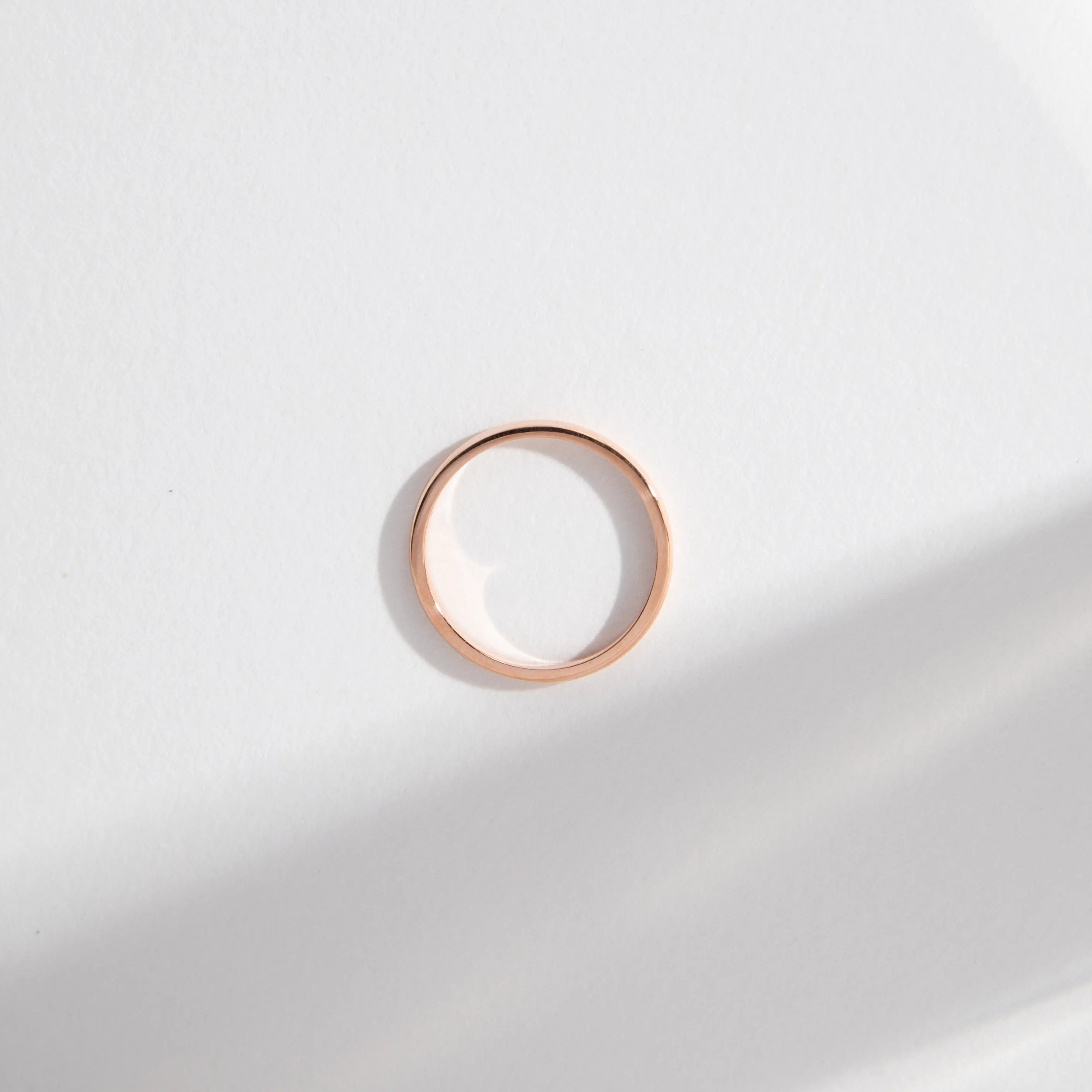 2mm Domed Band in Gold