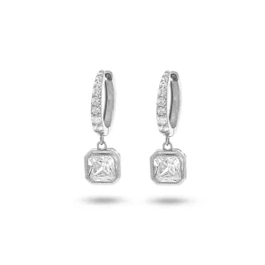 925 Silver Plated Earrings Set with Zirconium Oxide