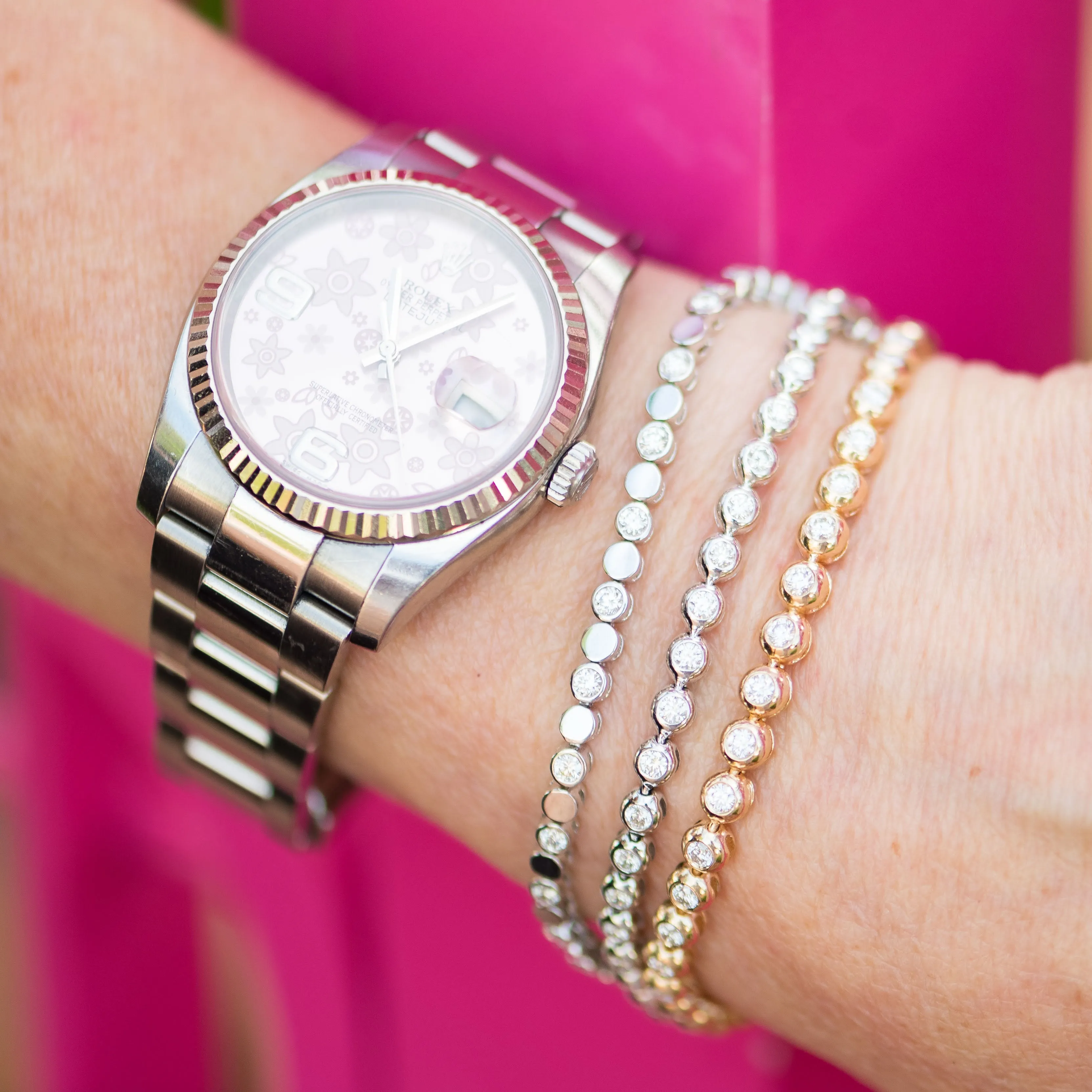 Add a Diamond Tennis Bracelet/ 1.5 ctw