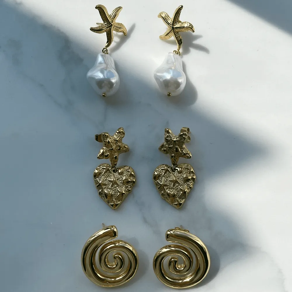 Beaches Pearl Stud Earrings