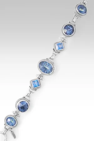 Blessings Persist Bracelet II? in Perfect Luck? Mystic Quartz, Blue Violet Fluorite & Royal Bali Blue? Mystic Topaz