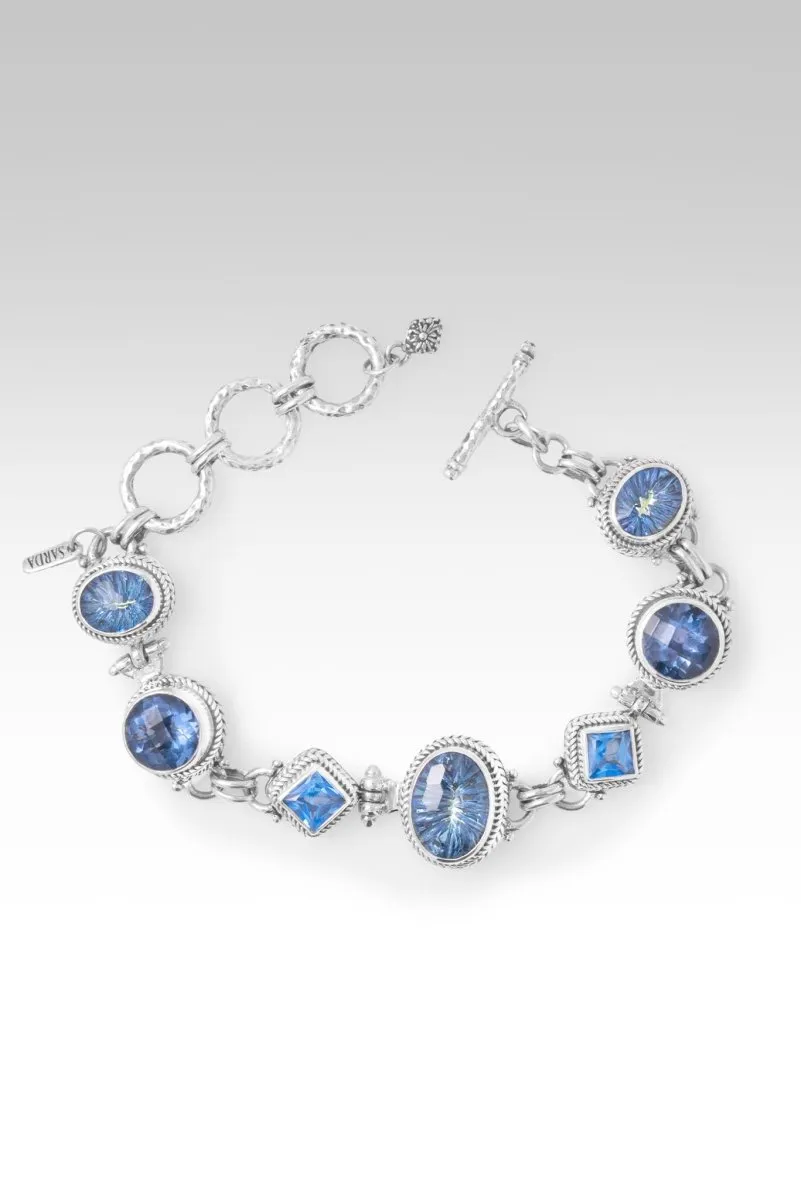 Blessings Persist Bracelet II? in Perfect Luck? Mystic Quartz, Blue Violet Fluorite & Royal Bali Blue? Mystic Topaz
