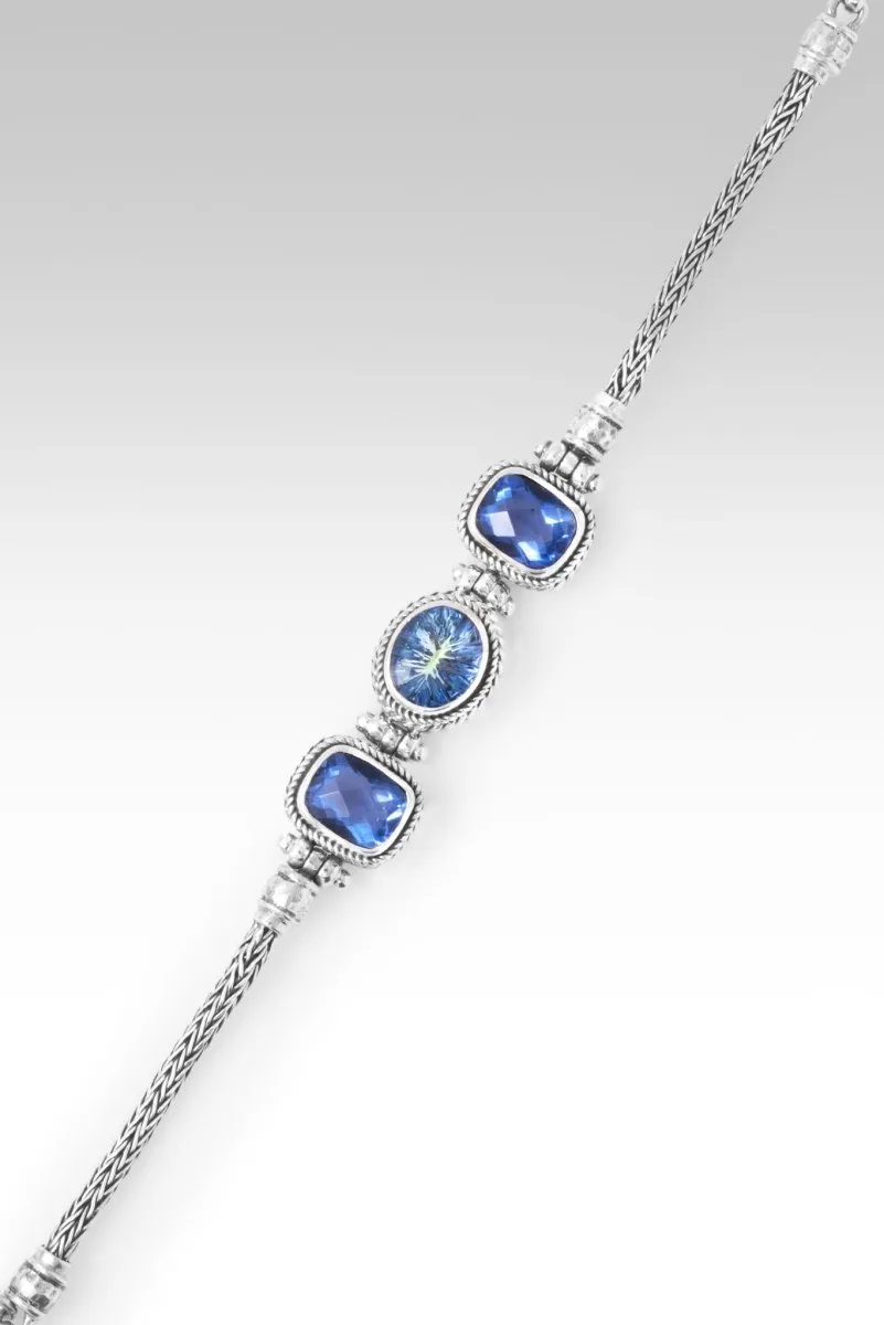 Blessings Persist Bracelet? in Perfect Luck? Mystic Quartz & Blue Violet Fluorite
