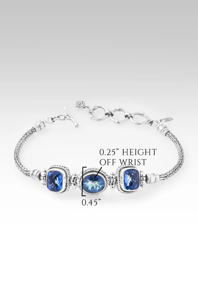 Blessings Persist Bracelet? in Perfect Luck? Mystic Quartz & Blue Violet Fluorite