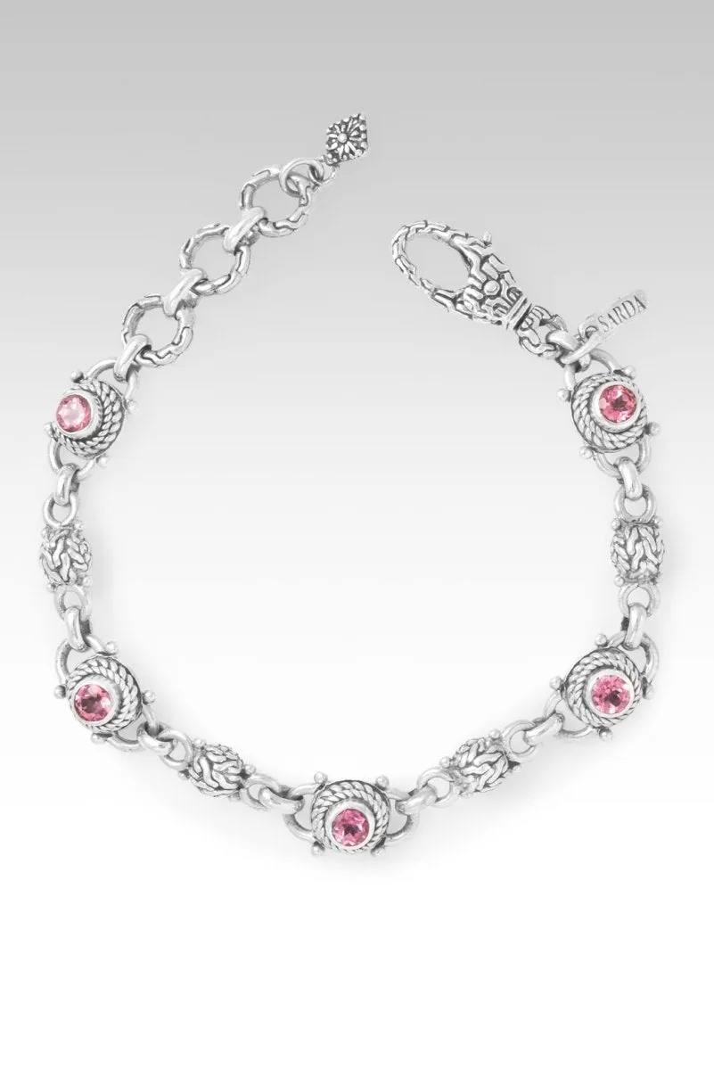 Choose Love Bracelet? in Pale Plum? Mystic Topaz