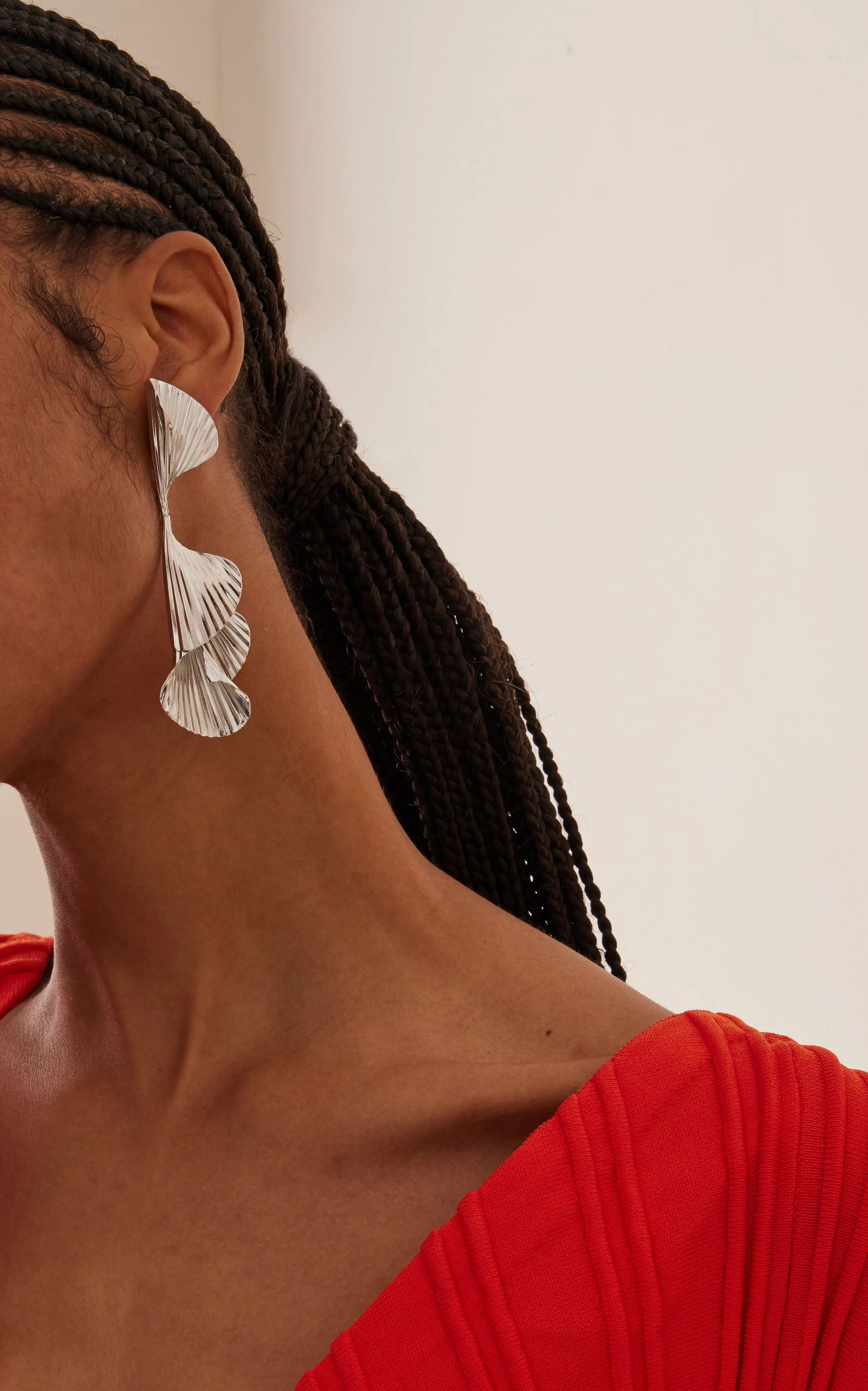 Chrome Cascada Earrings