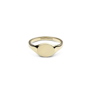 Classic Mini Signet Ring Gold