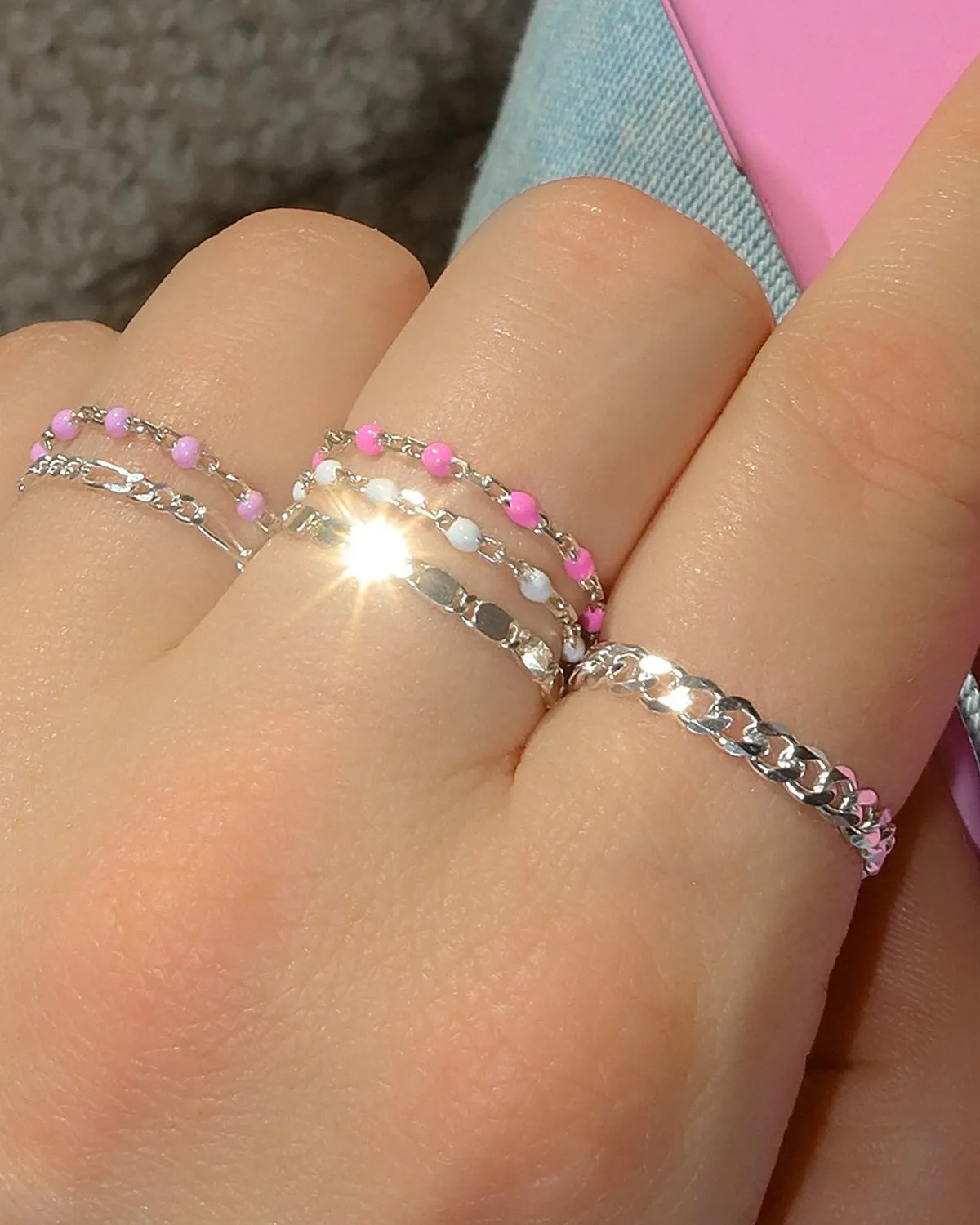 Cubano Chain Ring