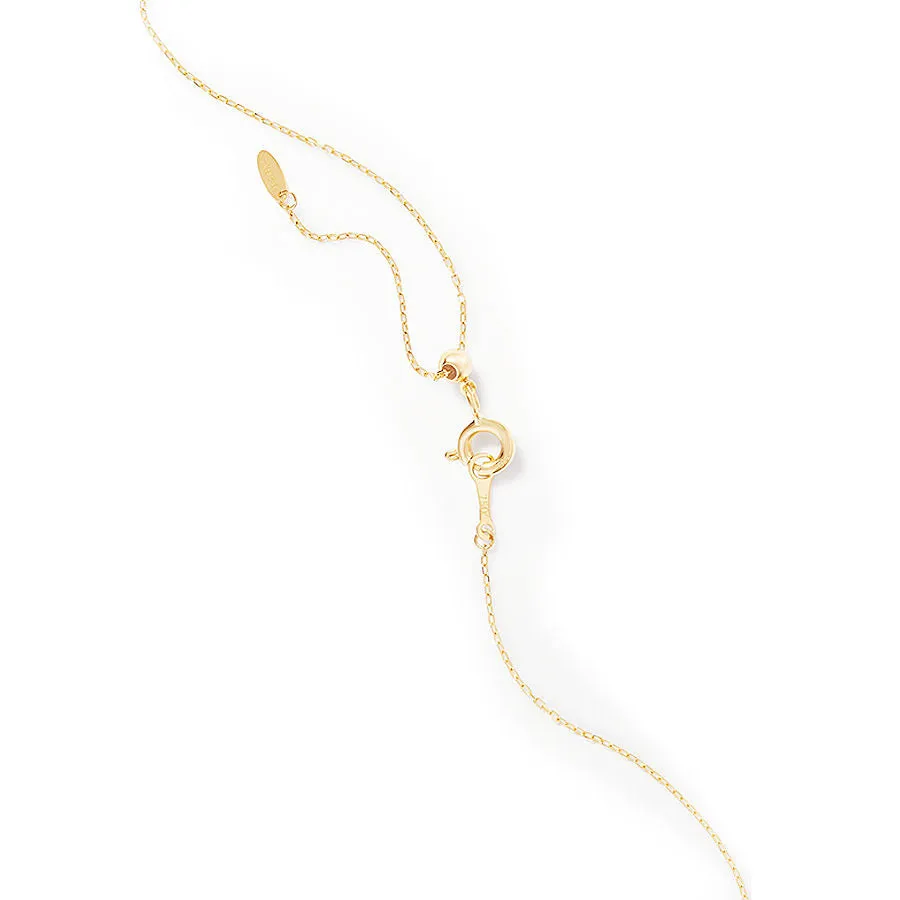 Dana?? 18K Gold Necklace w. Diamond, 0.08 ct