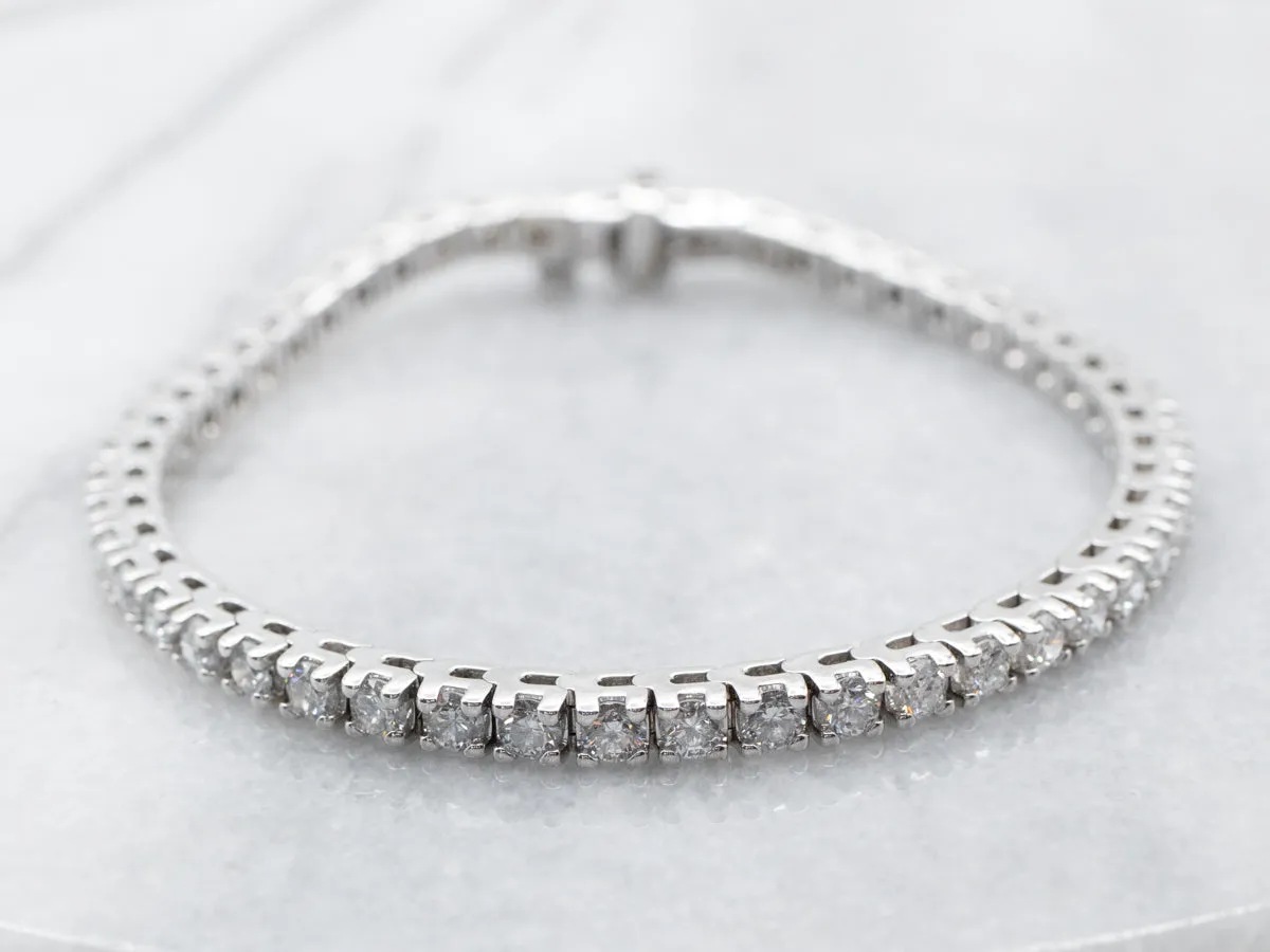 Diamond Encrusted Tennis Bracelet