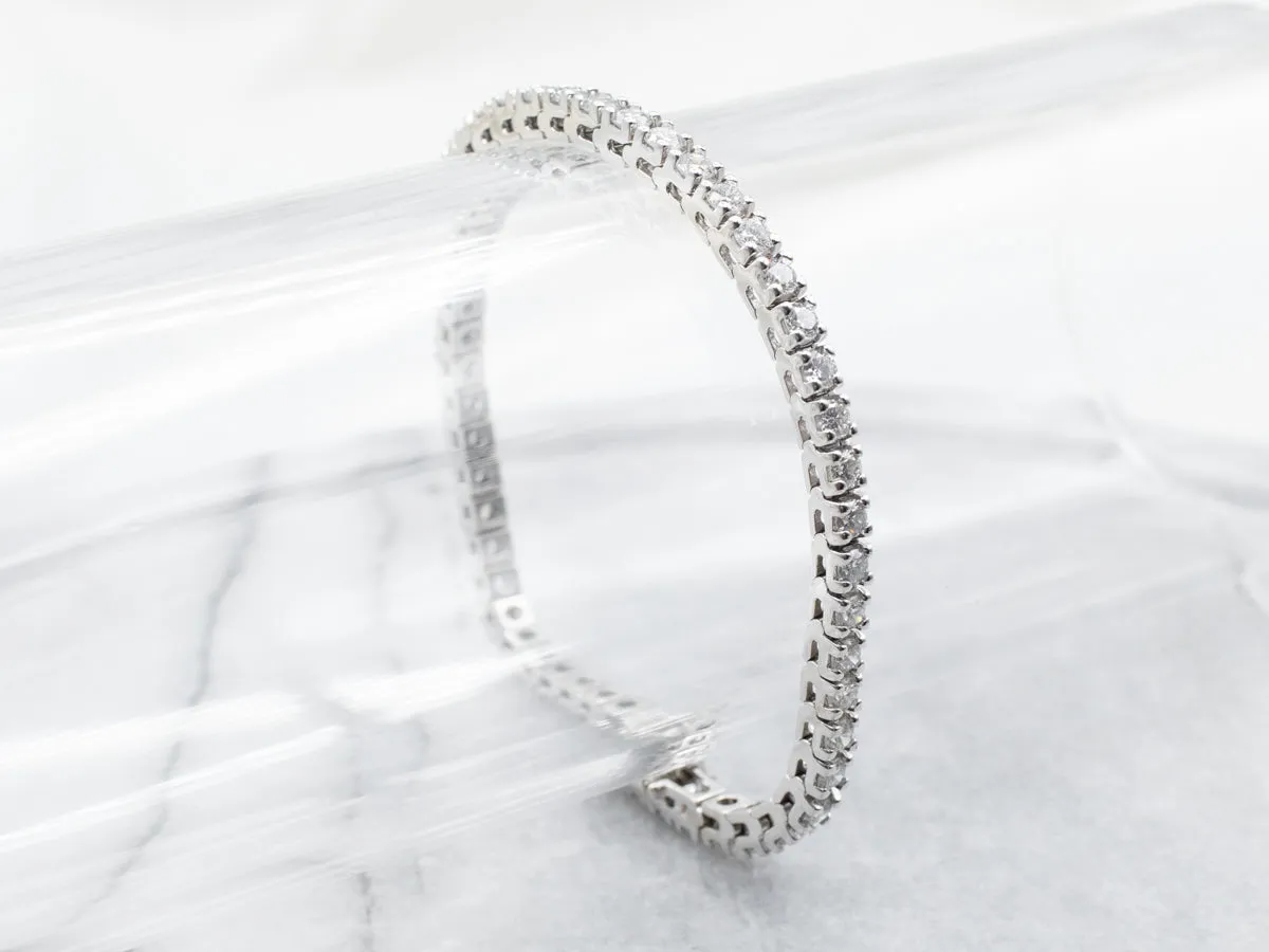 Diamond Encrusted Tennis Bracelet