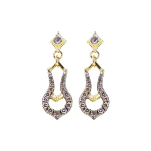 Diamond Horseshoe Earrings
