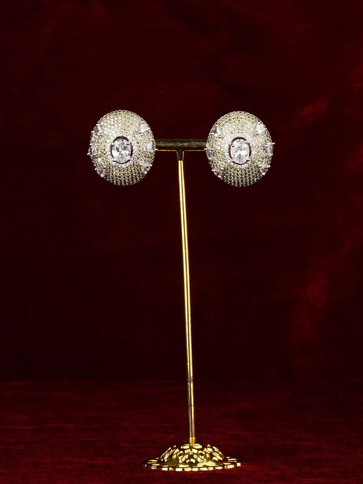 Faux Diamond Earrings - CZEAR614