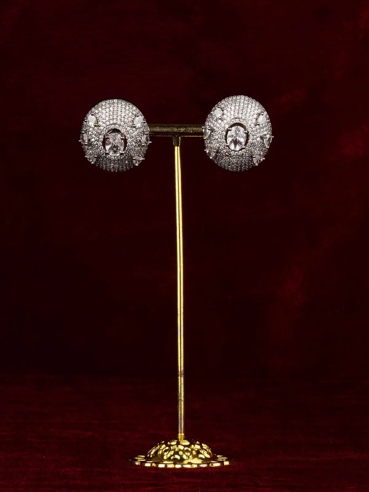 Faux Diamond Earrings - CZEAR614