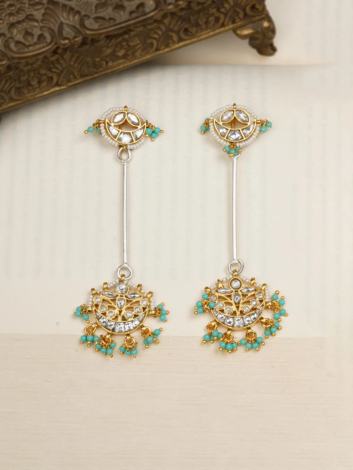 Firoza Color Mishr Earrings - MR-E130W
