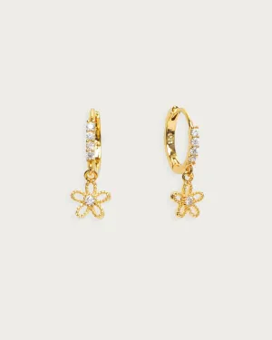 Flora Hoop Earrings