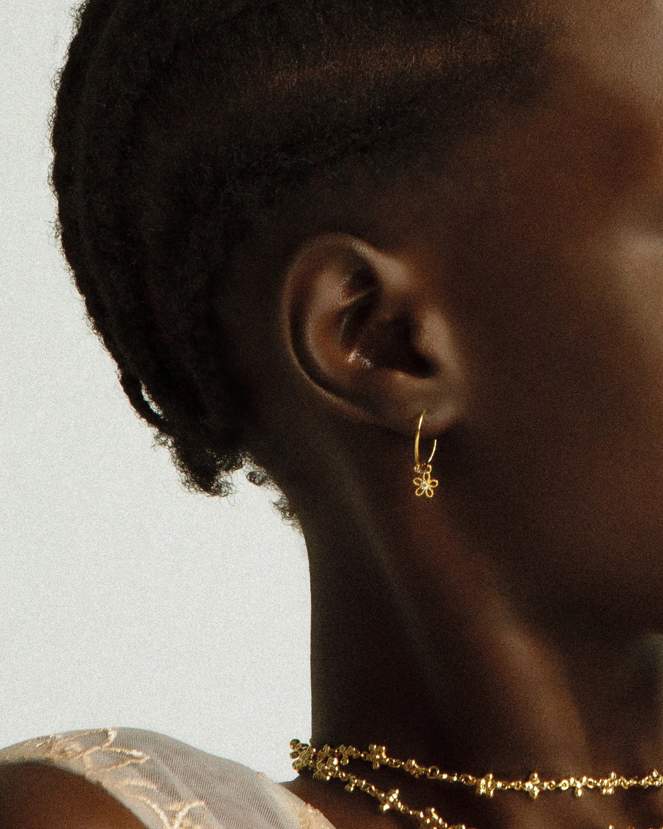 Flora Hoop Earrings