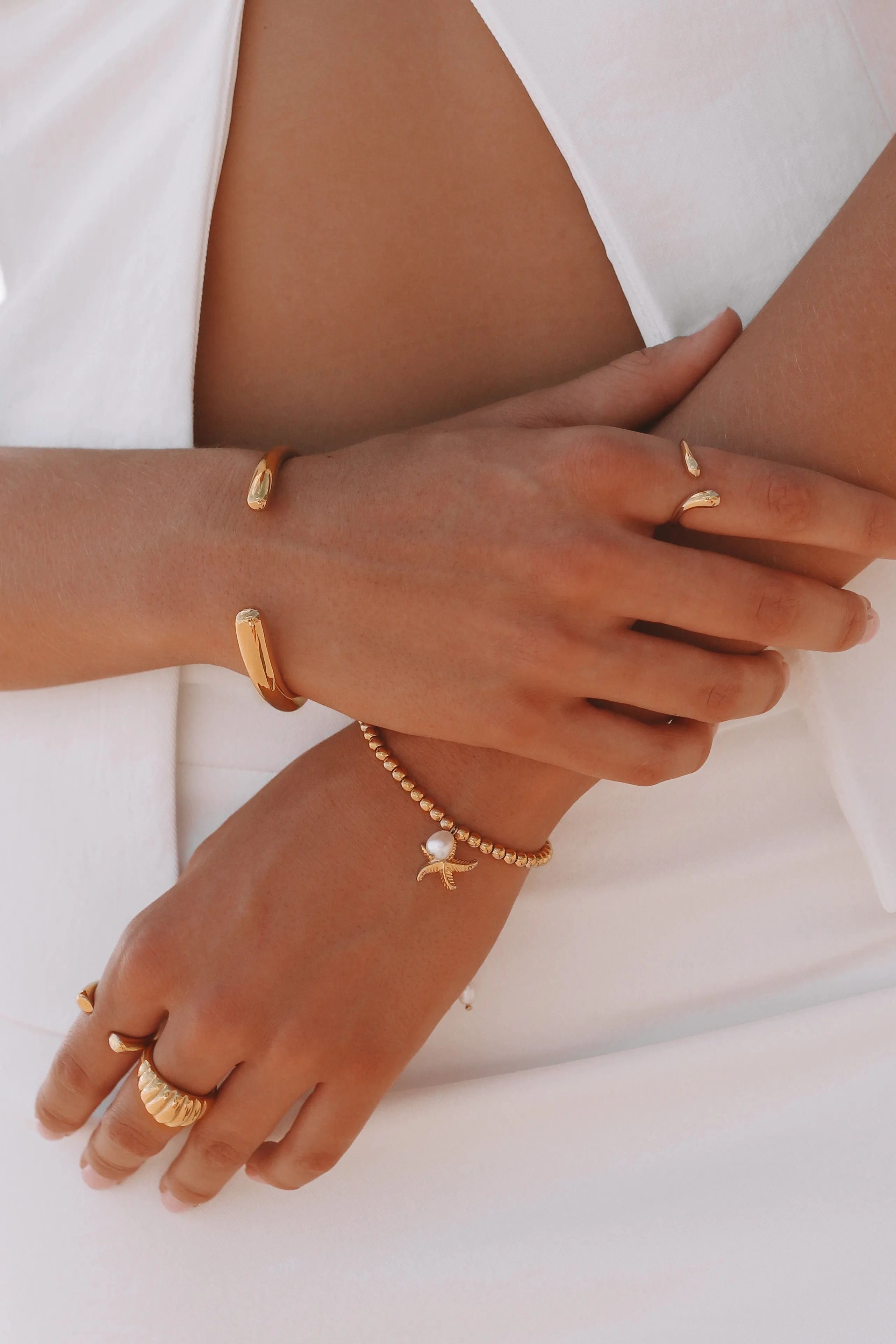 Flora - Stainless Steel Bangle