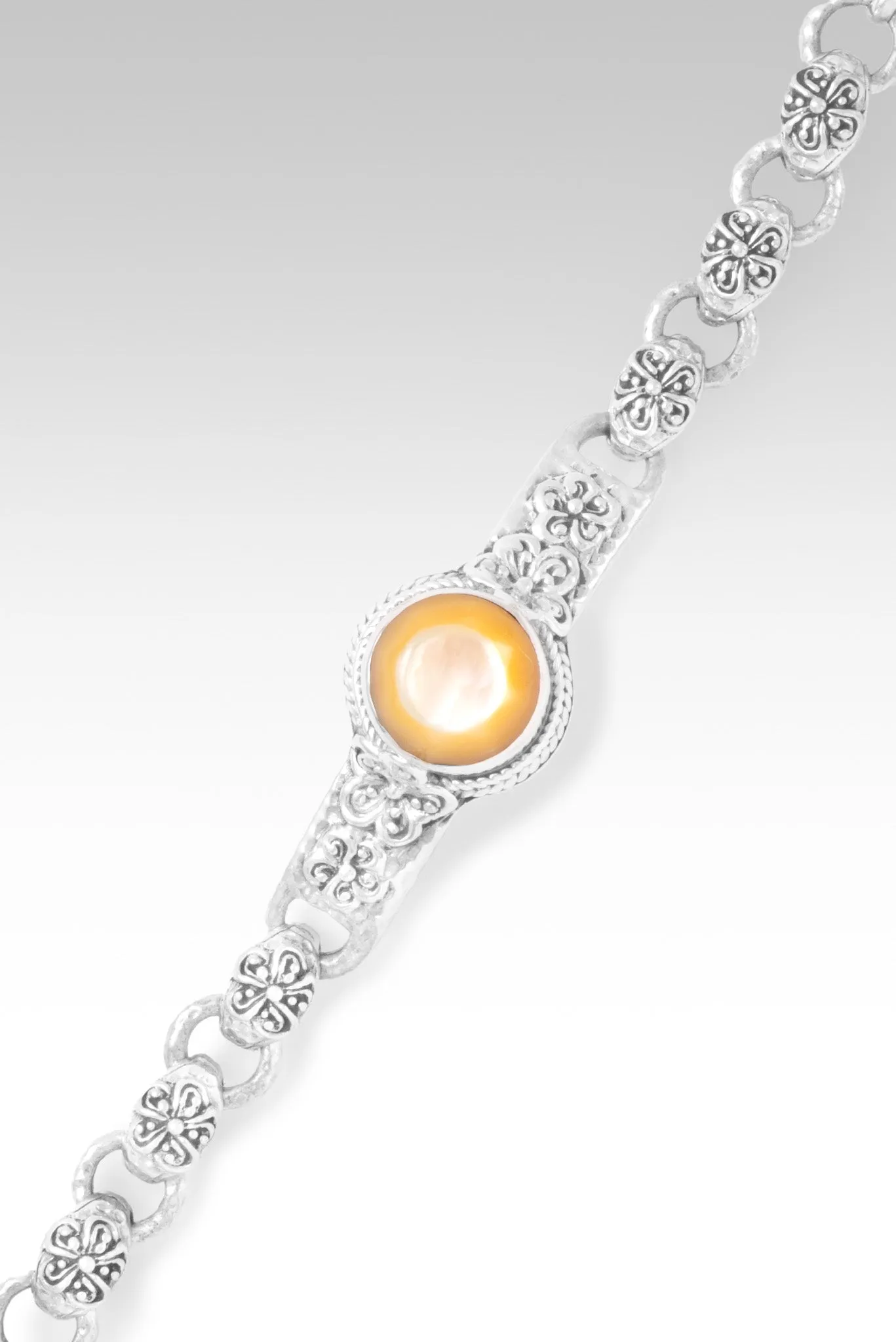Flowers of Joy Bracelet? in Yellow Mother of Pearl