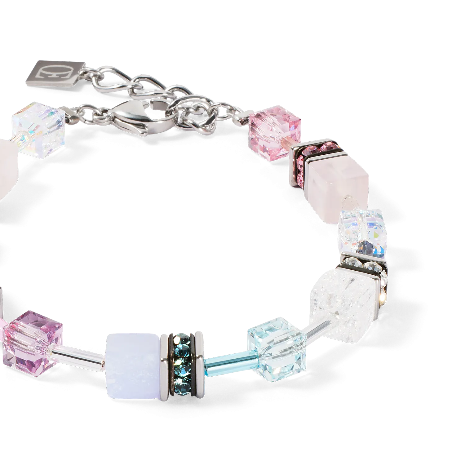 GeoCUBE? Iconic Precious bracelet pink-lilac