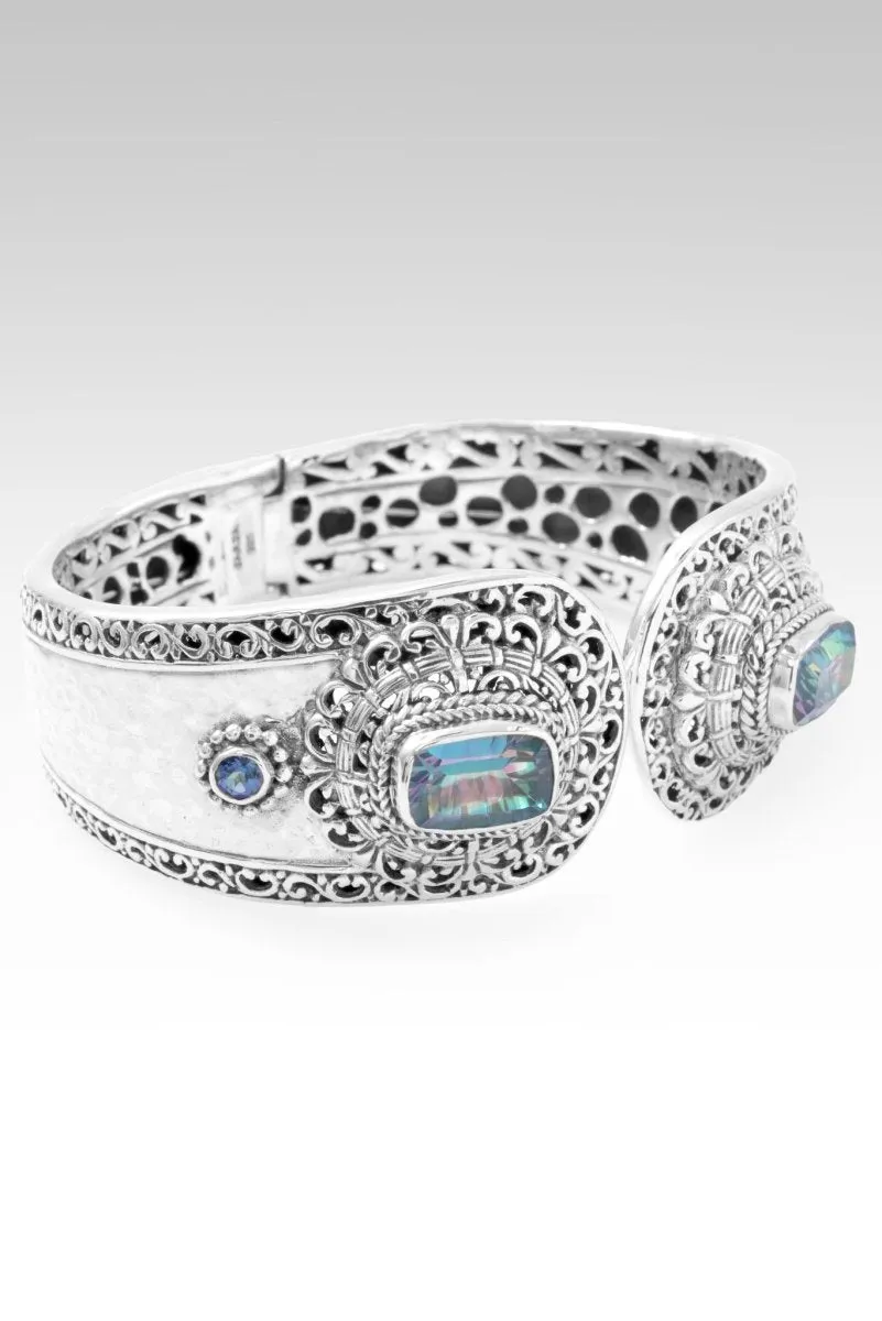 Gleeful Moments Tip-to-Tip Bracelet? in Dragon Wings? Mystic Quartz & Sheer Luck? Mystic Topaz