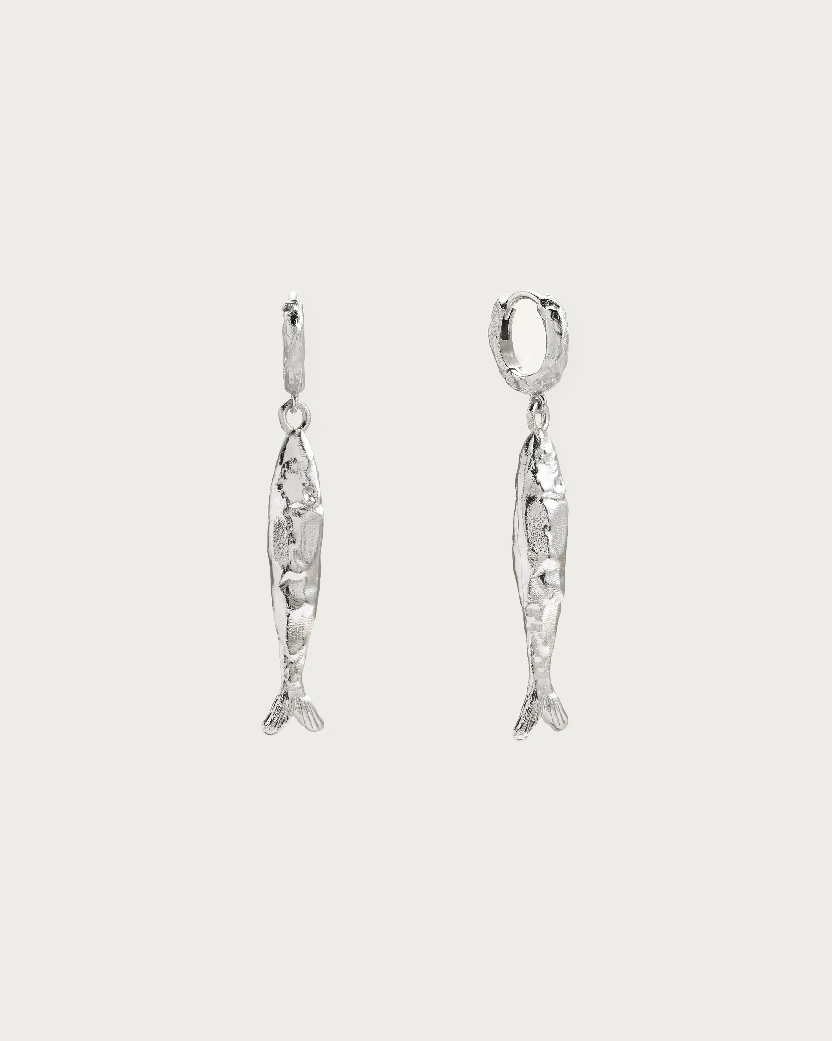 Gold Anchovy Earrings