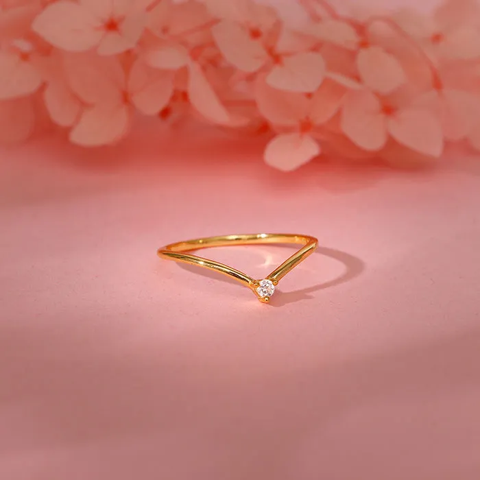 Golden Cherishable Ring