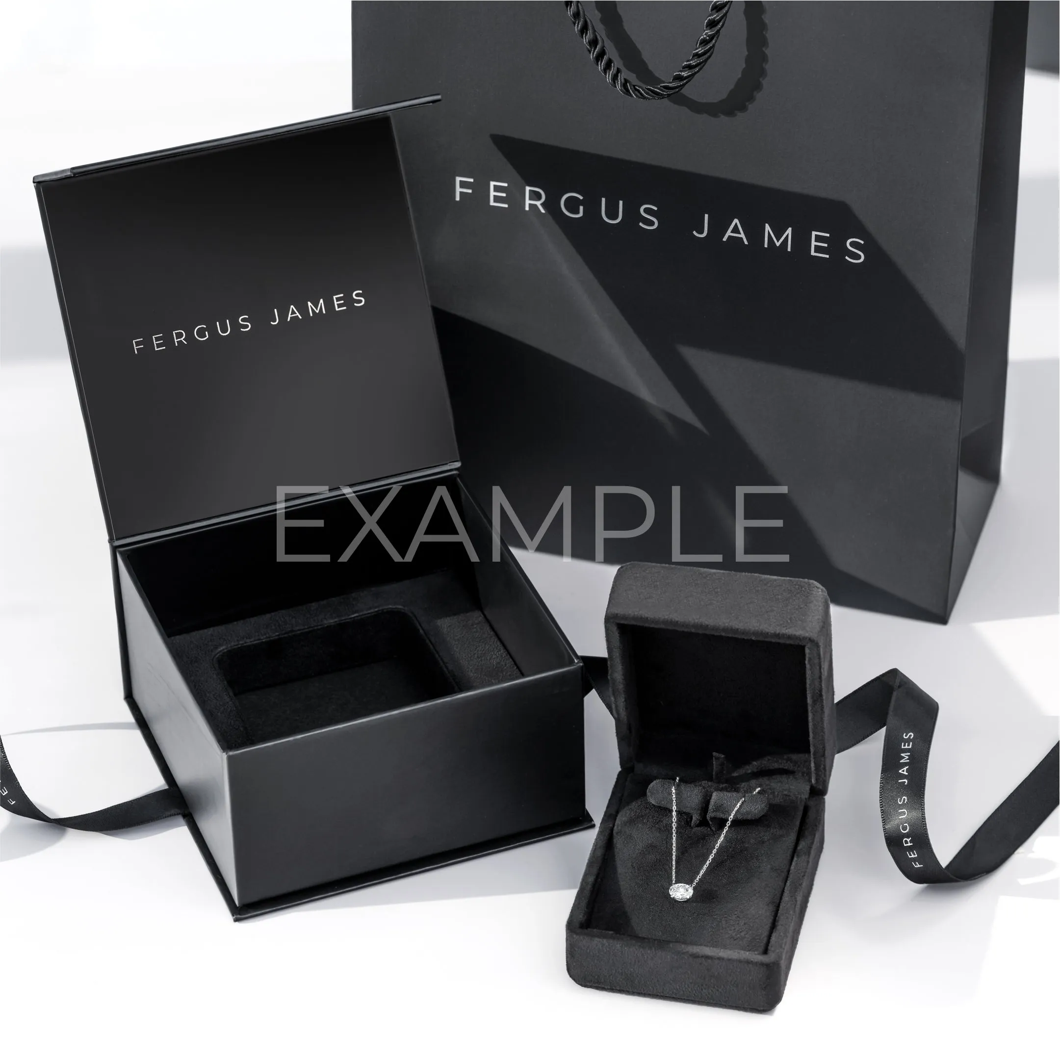 H Letter Pendant White Gold