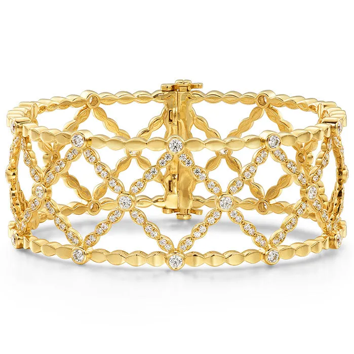 Hearts On Fire Lorelei Lattice Diamond Bangle